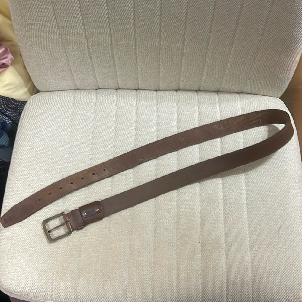 men’s hawx work gear brown genuine leather belt